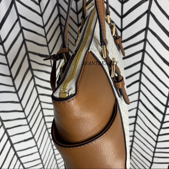 Michael kors Charlotte large TZ tote vanilla brown - Picture 6 of 12